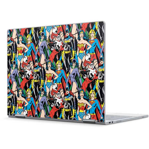 DC Comics Wonder Woman DC Bombshells Characters Pattern Pixelbook Skin